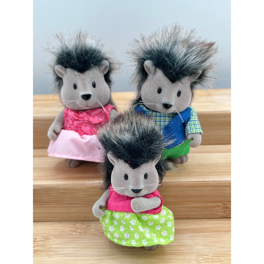 Li'l Woodzeez McBristly Porcupine Family Porter Peggy Quinn Figures Lot READ